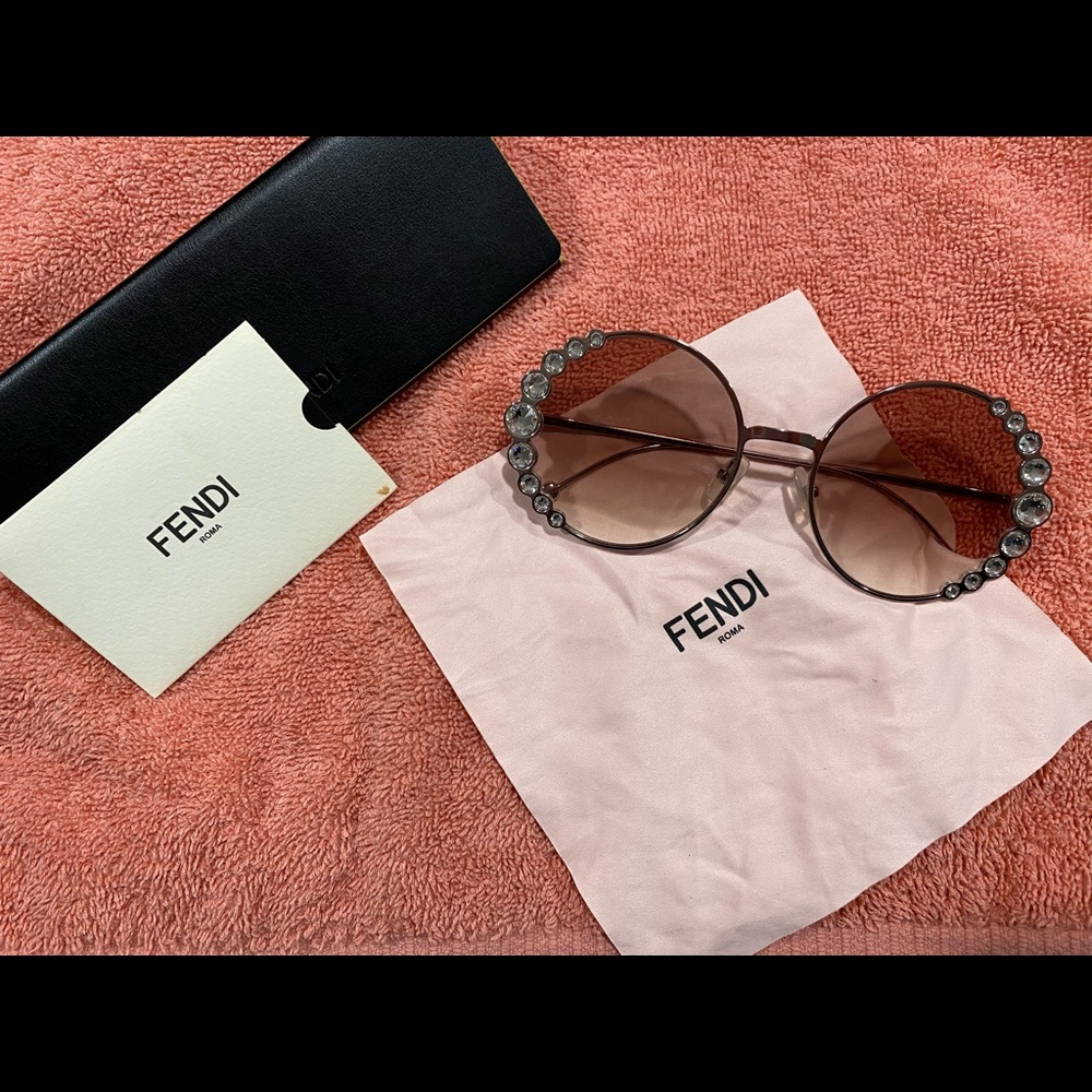 Pink Fendi sunglasses
